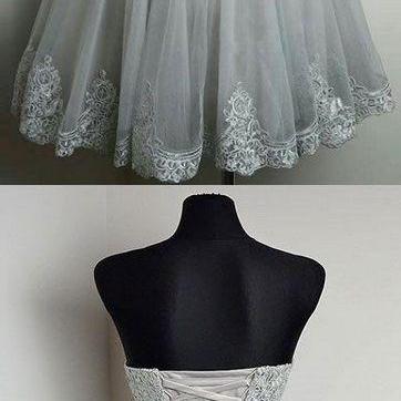 Silver ,prom Dresses, Short Prom Dresses,..