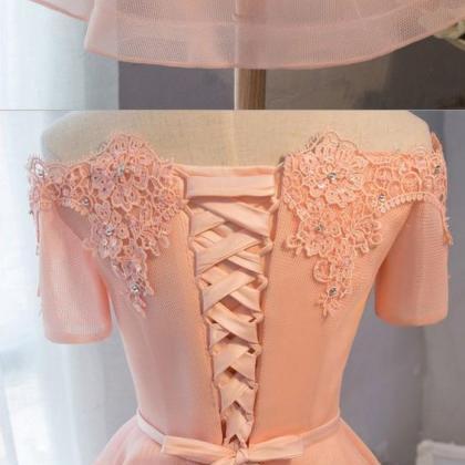 Customized Enticing Pink ,short Party, Homecoming..