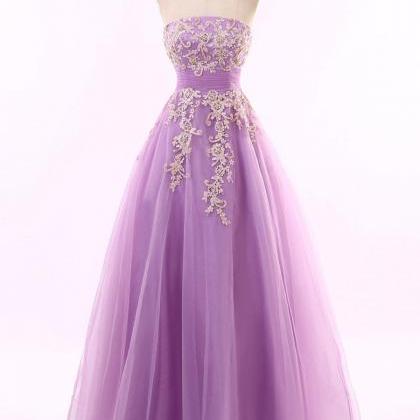 Ball Gown Prom Dresses Noble Princess Strapless,..