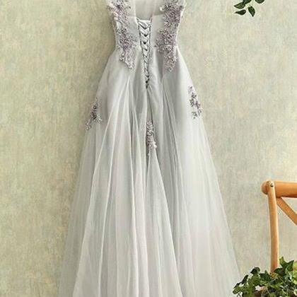 Gorgeous Prom Dress With Corset Back, Prom..