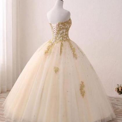 Fabulous Tulle Lace Sweetheart Neck Long Prom..