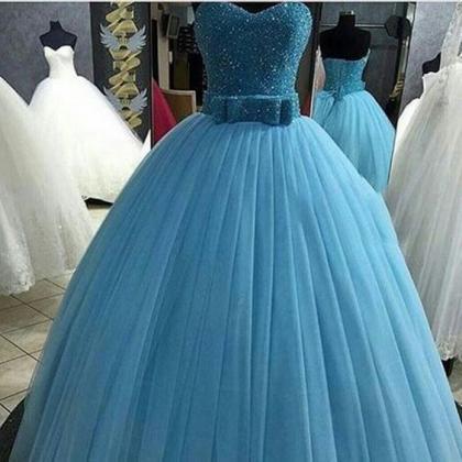 Beading Bridal Ball Gown,sweetheart Prom Dress..