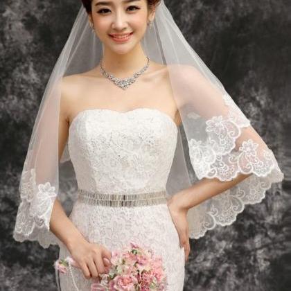 1.5m Lace Bridal Veil