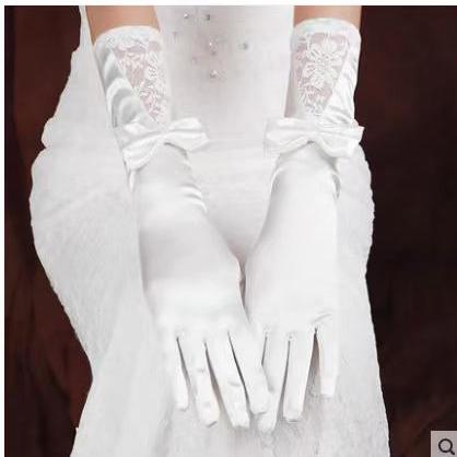 Bridal Gloves.wedding Gloves.wedding Glove Red..