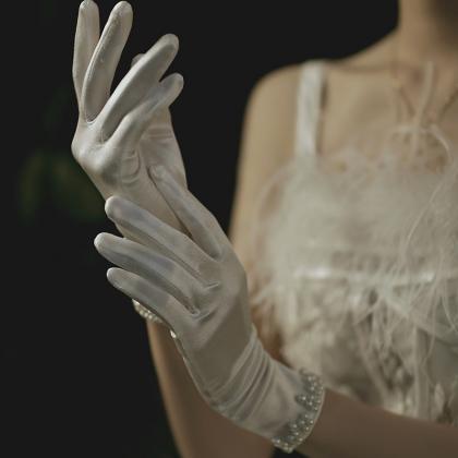Wedding Gloves Wholesale, Bridal Dress Short..