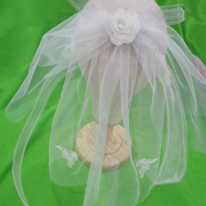 Handmade Lace Flowers, Bridal Veil, Wedding Dress..