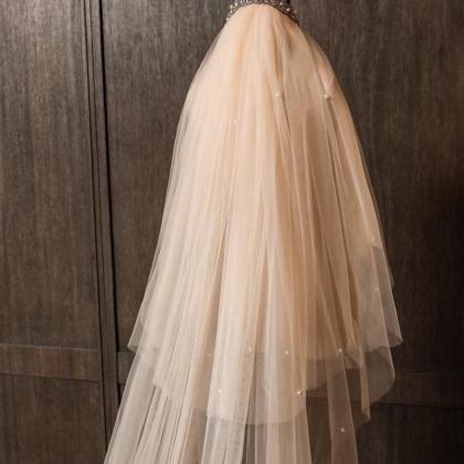 Long Veil, Bridal Trailing Veil, Super Fairy Nail..