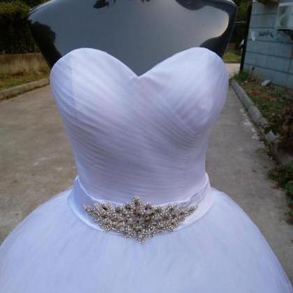 Bridal Wedding Dress, Strapless, Simple,..