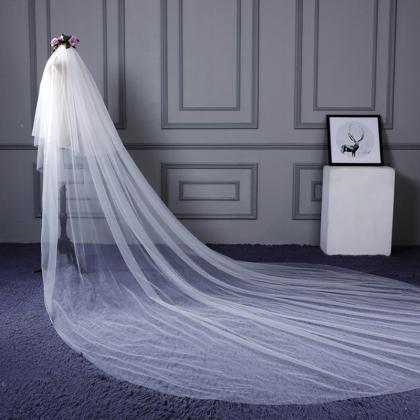 Bridal Veil, Princess, Extra Long Wedding Veil..