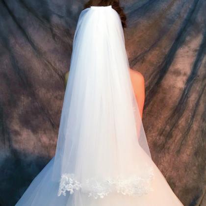 Simple Veil, Single Veil, Short Wedding Veil