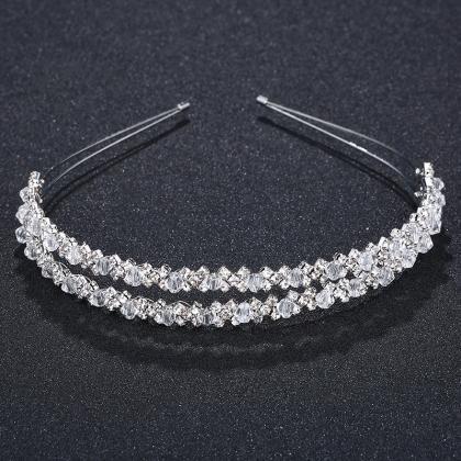 Luxury Diamond Bridal Wedding Accessories Tiara,..