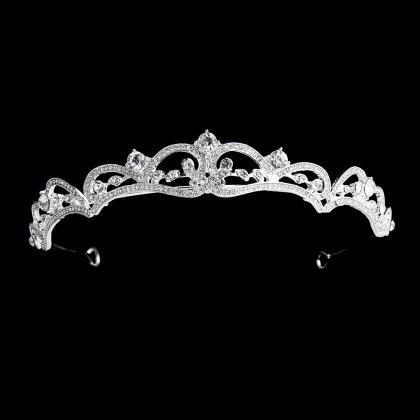 Simple Baroque Bridal Accessories, Vintage Diamond..