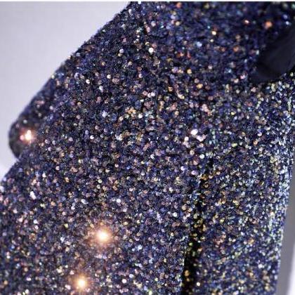 Strapless Homcoming Dress,sequin Party Dress,shiny..