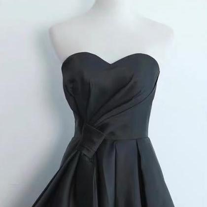 Straplesss Homecoming Dress, Little Black Dress,..
