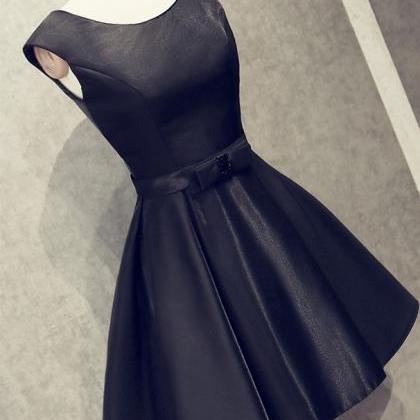 Sleeveless Evening Dress,black Party Dress,sexy..