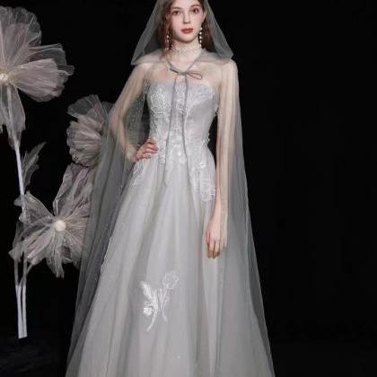 Strapless Bridesmaid Dresses, Light Luxury..