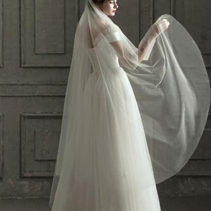 Satin White Dress, Off Shoulder Elegant Party..