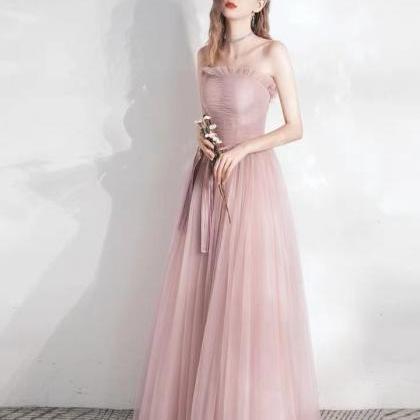 Strapless Prom Dress, Classy Sweet Evening Dress,..