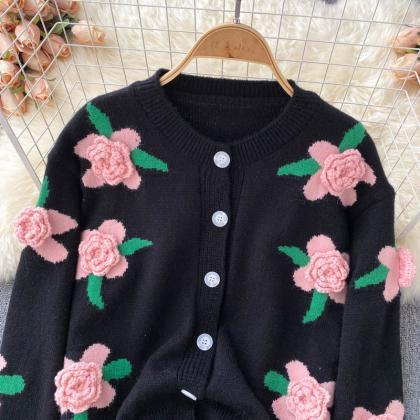 Autumn/winter, Vintage Knits, Rose Embroidery,..