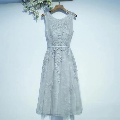 Stylish Bridesmaid Dress, Light Blue Party..