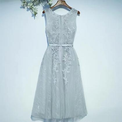 Stylish Bridesmaid Dress, Light Blue Party..