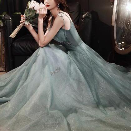 Lady Evening Dress, Light Luxury, High Quality..