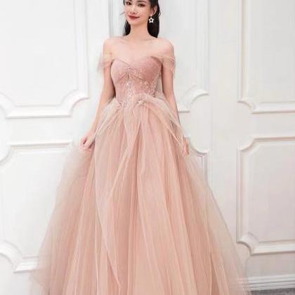Strapless Dress, High Pink Wedding Dress, Fairy..