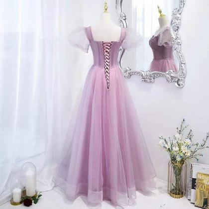 Fairy Evening Dress, Temperament, Pink Dress,..