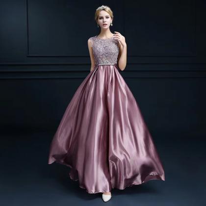Purple Prom Dress, Elegant Evening Dress,..