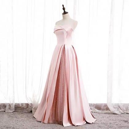 Strapless Evening Dress, Fairy Elegant Prom..