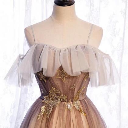 Halter Strap Evening Dress, Elegant Prom Dress,..