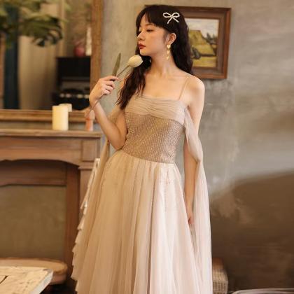 Spaghetti Strap Prom Dresses, Fairy Party Dresses,..