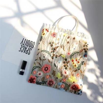 Embroidered Bag, Spring, , Women's..