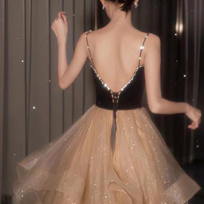 Sexy Birthday Dress, Fairy Prom Dress, Spaghetti..