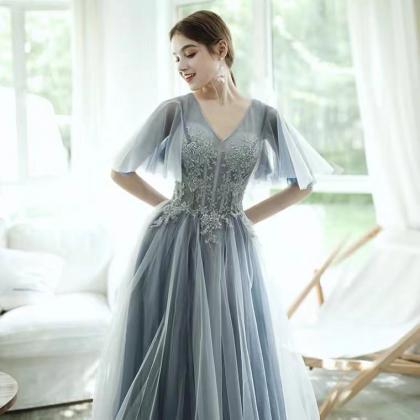 Blue Bridesmaid Dress, Summer, Fairy Bridesmaid..