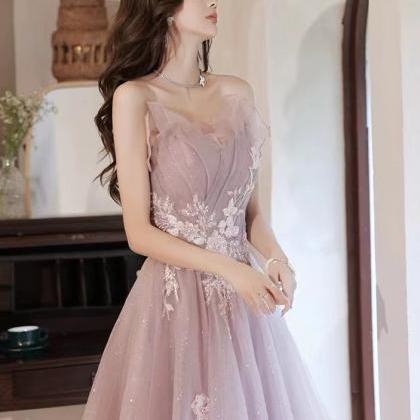Birthday Fairy Dress, Strapless Bridesmaid Dress,..