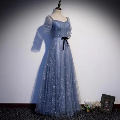 Starry Evening Dress,off Shoulder Dream Prom..