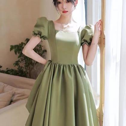 Fresh Birthday Dress, Green Party Dress, Cute..