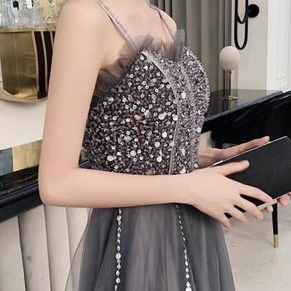 Grey 16 Evening Dress, Temperament Prom Dress,..