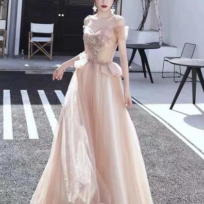 Spaghetti Strap Party dress,  Prom Dress with Slit       fg744 main image 0