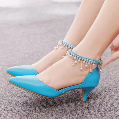 5cm Large Size Sandals, Medium And Low Heels,..