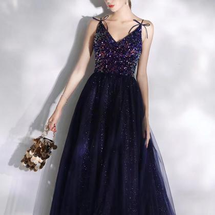 Halter Evening Dress, Chic, Fairy Party Dress,..
