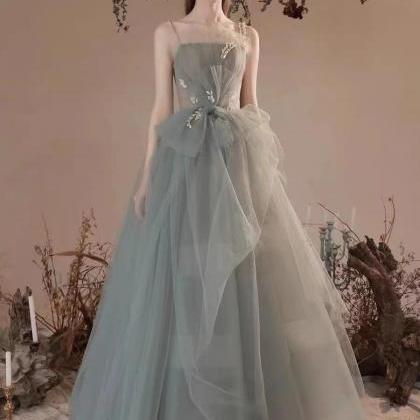 Spaghetti Strap Prom Dress,fairy Evening Dress,..