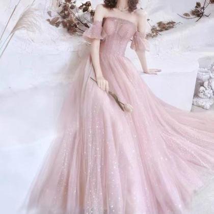 Princess Party Dress ,off Shoulder Prom Dress,..