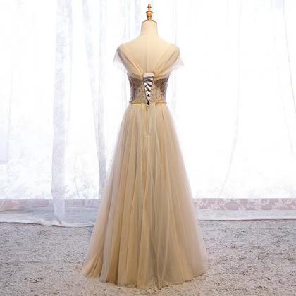 Off Shoulder Prom Dress,yellow Party Dress,fairy..