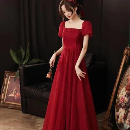 Red Prom Dress,off Shoulder Party Dress,pretty..