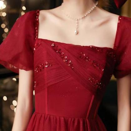 Red Prom Dress,off Shoulder Party Dress,pretty..