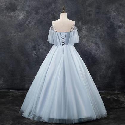 Fairy evening dress, grey wedding d..