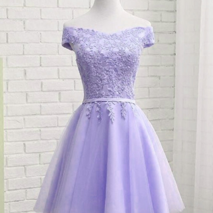 Purple Homecoming Dresses,light Purple Tulle..