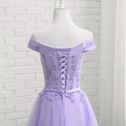Purple Homecoming Dresses,light Purple Tulle..